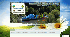Desktop Screenshot of camping-les-trois-sources.com